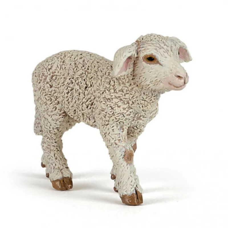 Papo Agneau mérinos, figurine 51176< Ferme En Bois, Centre Équestre Et Zoo | Figurines Papo