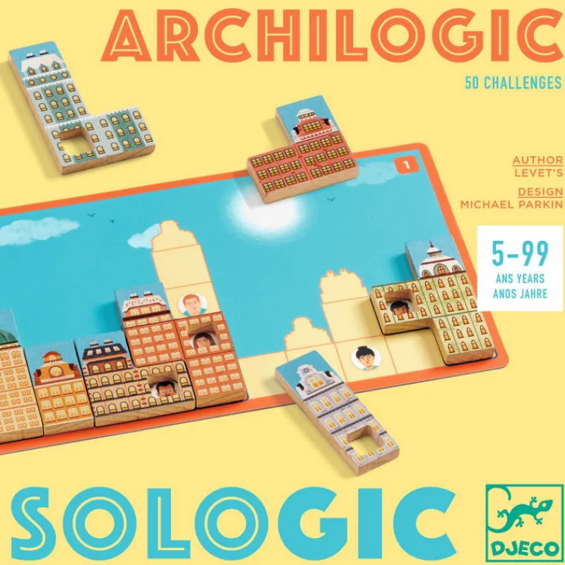 Djeco ARCHILOGIC Jeu Sologic de 8590< Jeux De Société