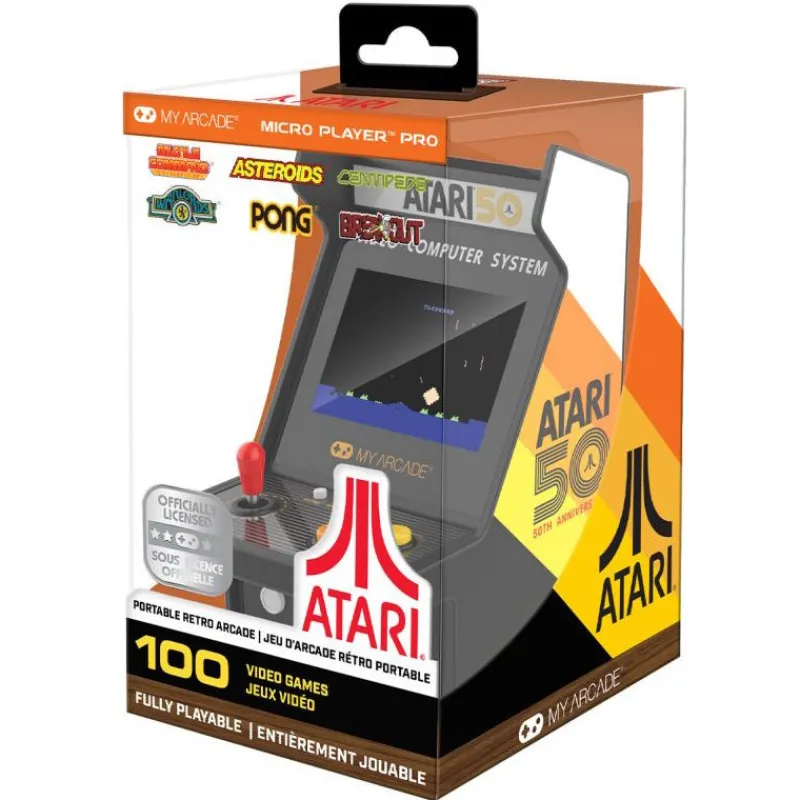 My Arcade ATARI 50ème Anniversaire Micro Player - Borne de jeu< Retro Gaming