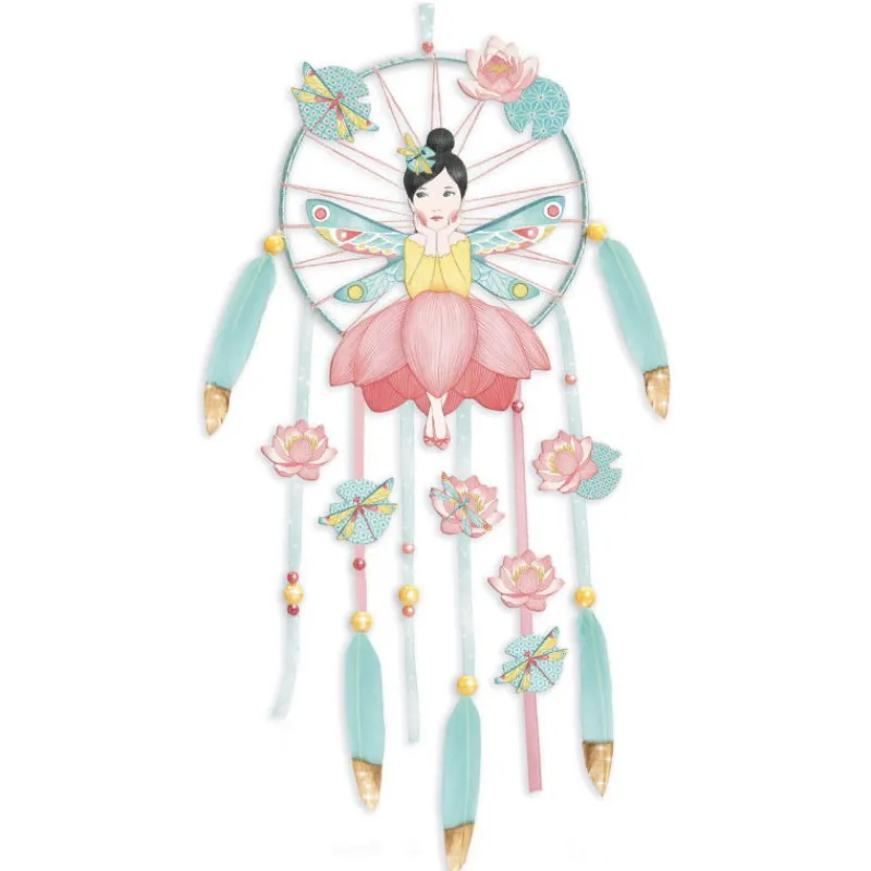 Djeco Attrape-rêve à créer "Fée Lotus" DIY 7963<Enfant Bricolage Enfant