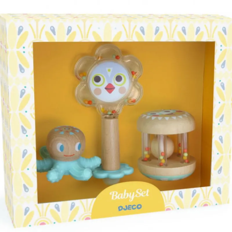 Djeco BabyKit, coffret de naissance 6143< Jouets D'éveil, Hochets
