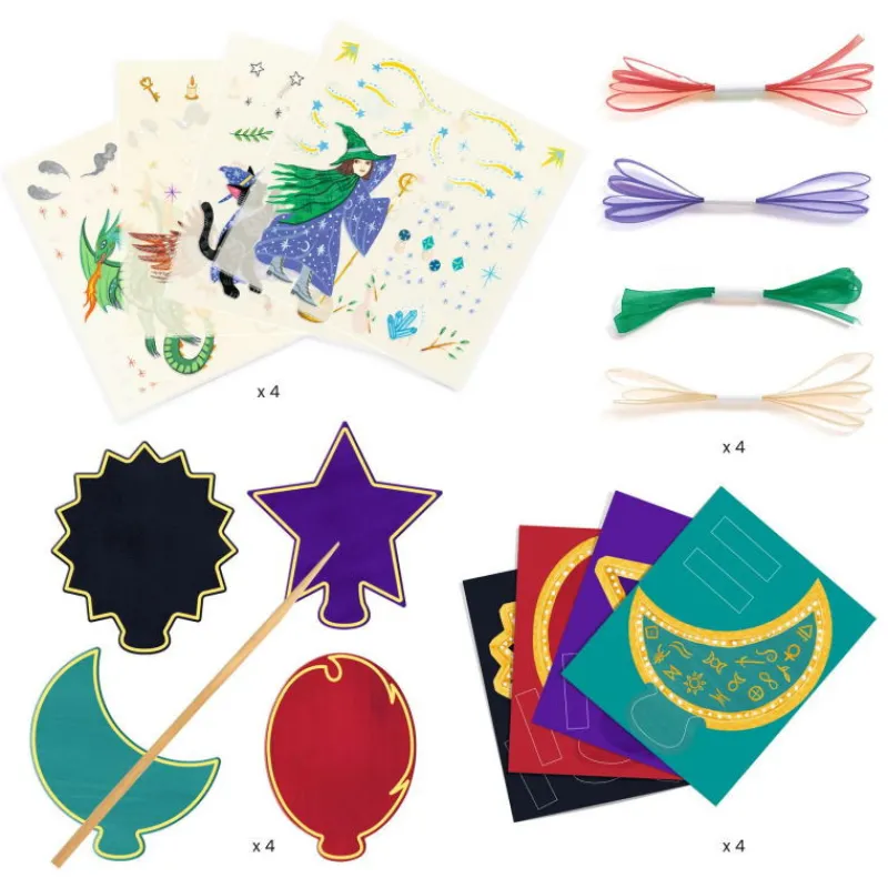 Djeco Baguettes magiques à créer "Sortilèges" DIY 7954<Enfant Décoration Enfants | Bricolage Enfant