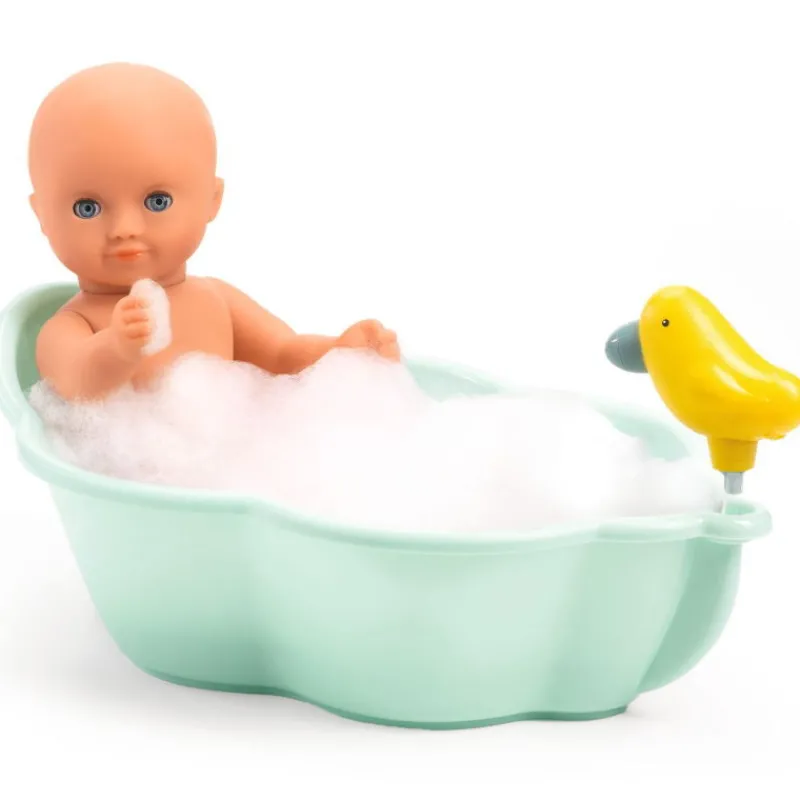 Djeco Baignoire pour poupée POMEA de 7857< Poupées, Peluches