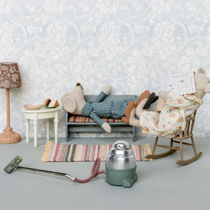 Maileg Banc en bois avec coussin pour souris< Maison De Poupées