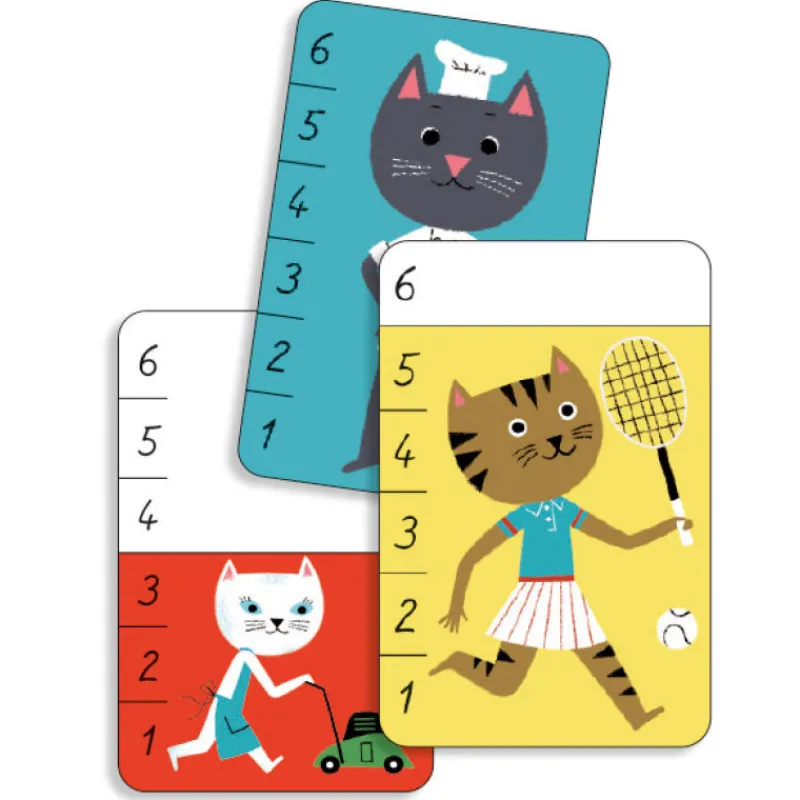 Djeco Bata-Miaou, jeu de cartes 5139< Jeux De Société