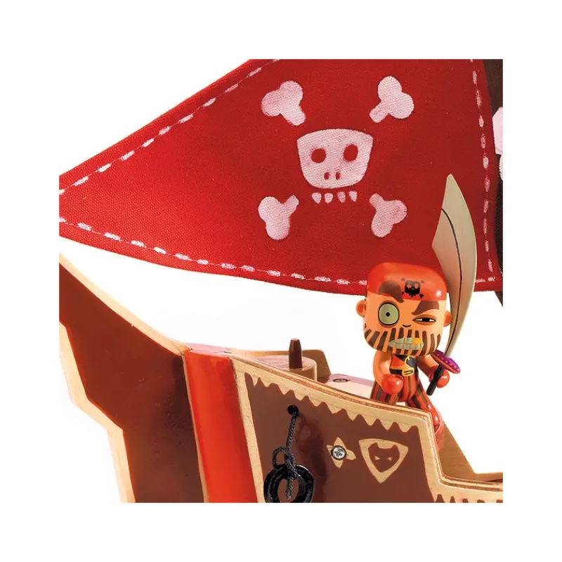 Djeco Bateau pirate Arty Toys 6830< Arty Toys Djeco | Château Fort En Bois