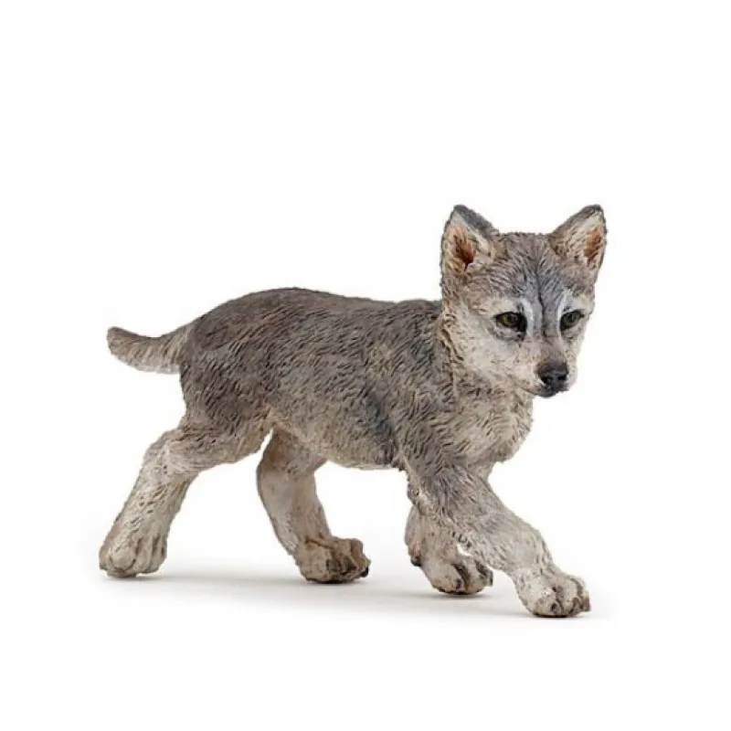 Papo Bébé loup 50162< Figurines Papo | Ferme En Bois, Centre Équestre Et Zoo