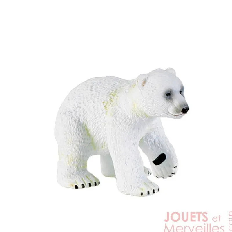 Papo Bébé Ours polaire 50025, figurines animaux sauvages< Figurines Papo | Ferme En Bois, Centre Équestre Et Zoo