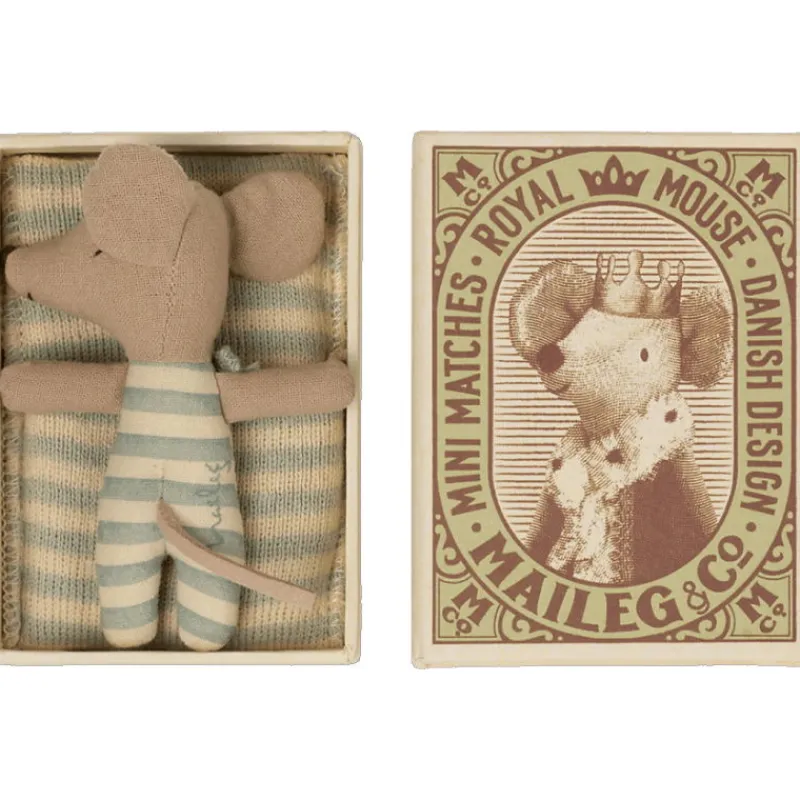 Maileg Bébé souris garçon dans sa boîte< Maison De Poupées