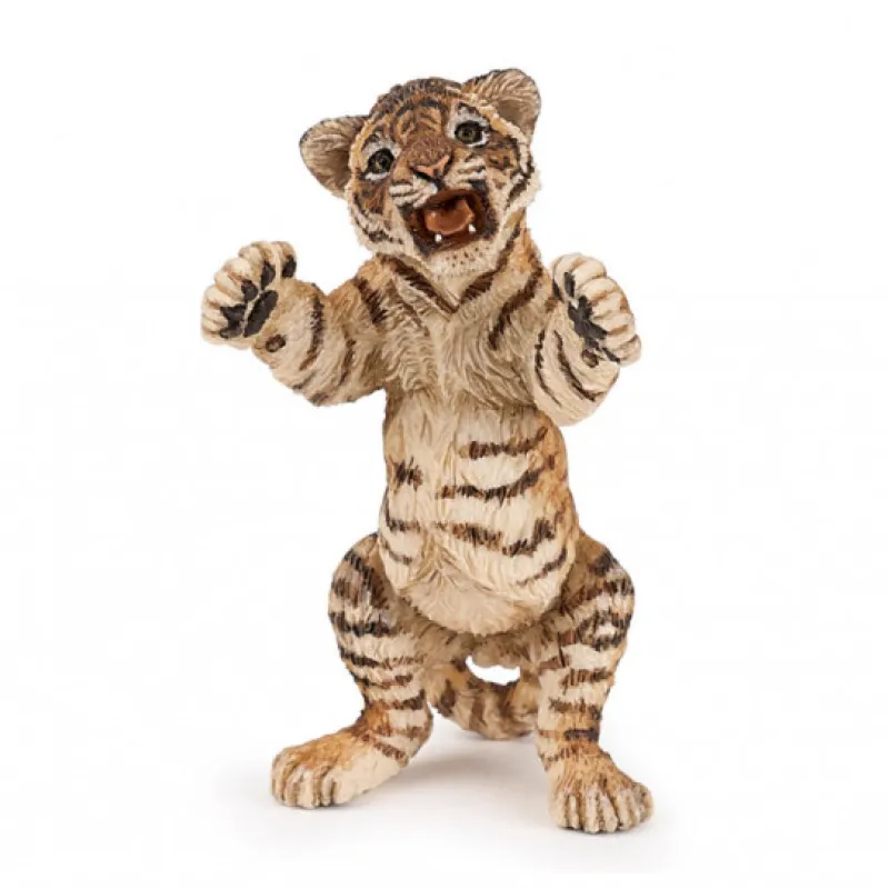 Papo Bébé tigre debout, figurine 50269< Figurines Papo | Ferme En Bois, Centre Équestre Et Zoo