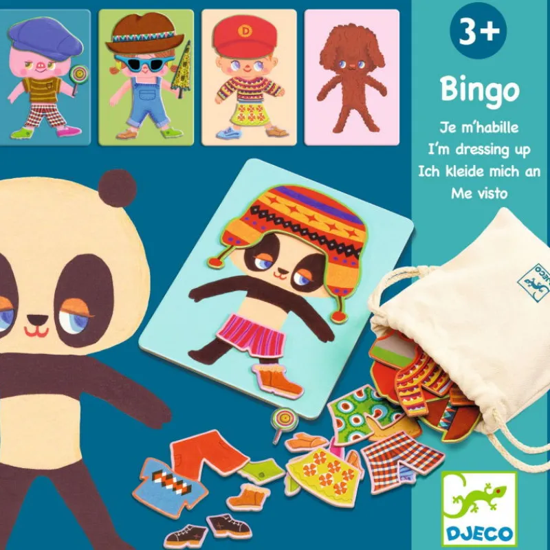 Djeco Bingo "Je m'habille" jeu éducatif 8190< Jeux De Société