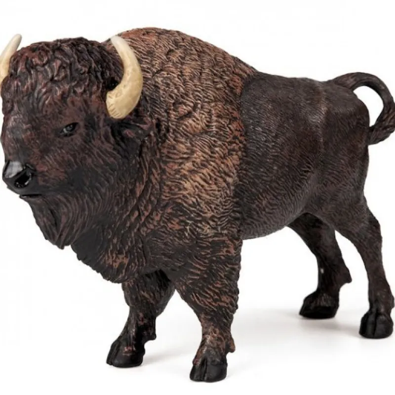 Papo Bison d'Amérique 50119< Figurines Papo | Ferme En Bois, Centre Équestre Et Zoo
