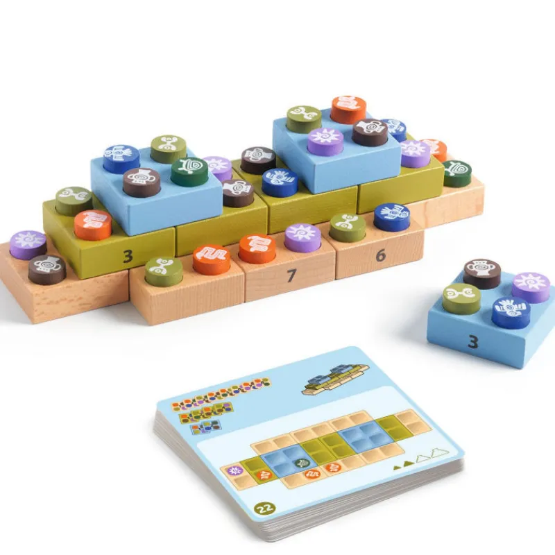 Djeco BLOC INCA - Jeu Sologic de 0818< Jeux De Société