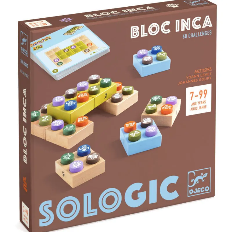 Djeco BLOC INCA - Jeu Sologic de 0818< Jeux De Société