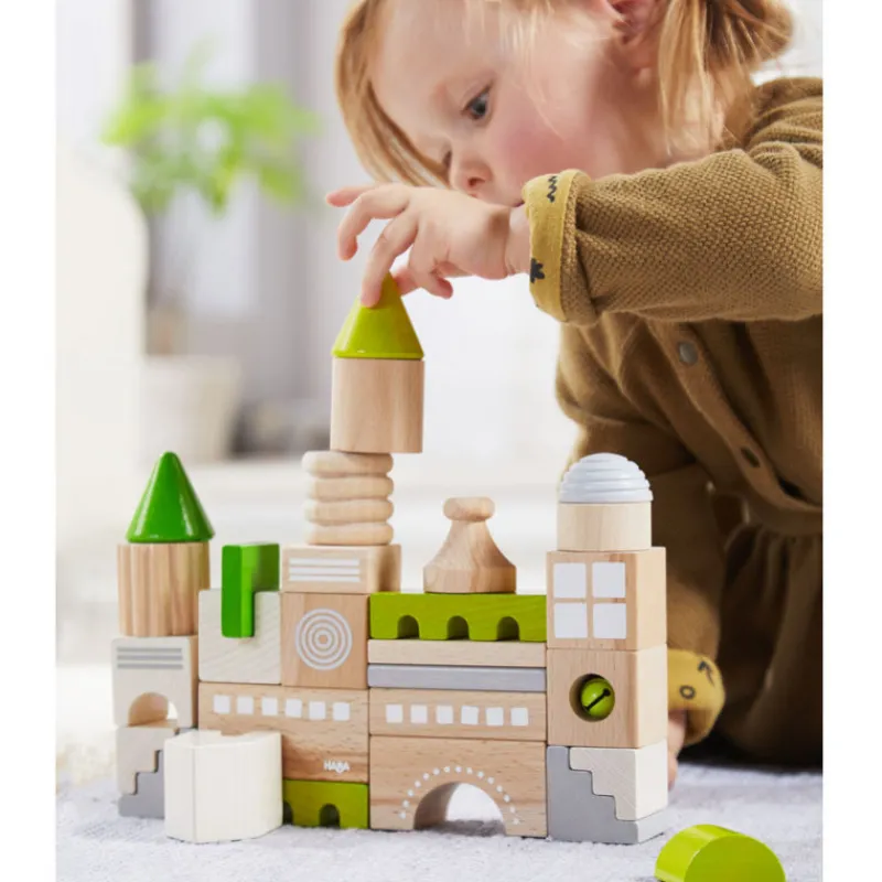 HABA Blocs de construction en bois "Cobourg" 305456< Jouets Haba Fabriqués En Allemagne | Jeux De Construction