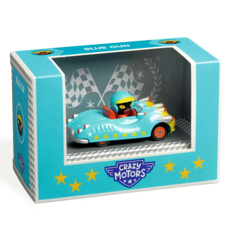 Djeco Blue Gun Voiture Crazy Motors 5490< Jouets Garage, Voitures