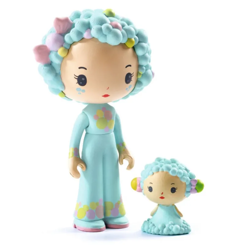 Djeco Blue Tinyroom, chambre pour figurine tinyly de 6964< Tinyly Djeco