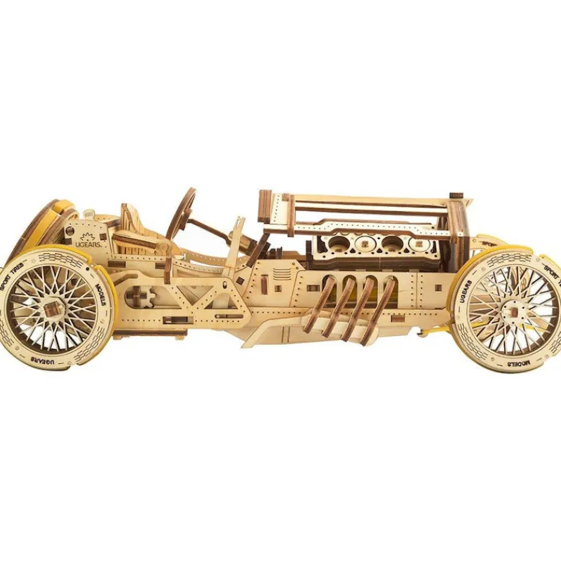 UGEARS models Bolide U-9 Grand Prix – UGEARS Puzzle 3D Mécanique< Puzzles 3d | Jeux De Construction