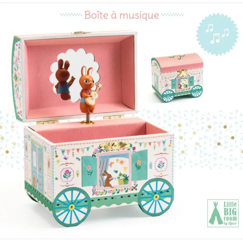 Djeco Boîte à musique "Roulotte enchantée" 6091<Enfant Décoration Enfants | Little Big Room By Djeco