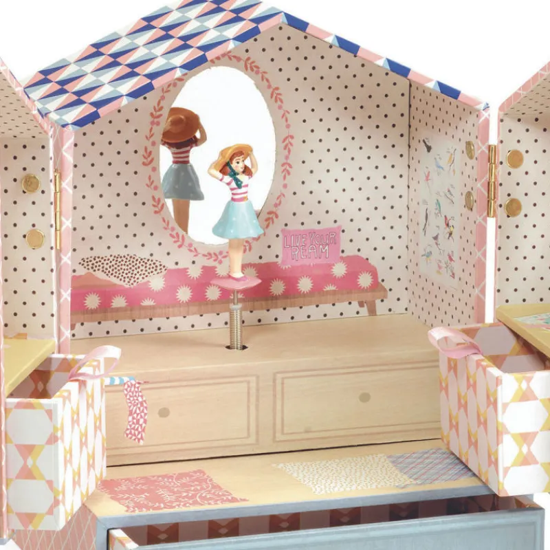 Djeco Boîte à musique Tinou Shop 6084<Enfant Little Big Room By Djeco | Décoration Enfants
