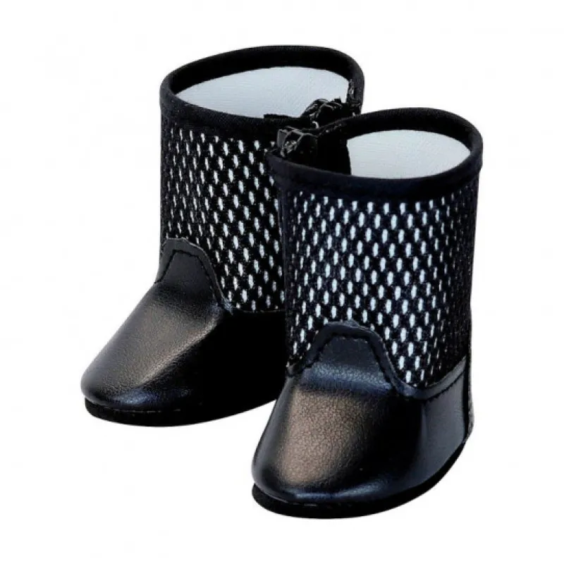 Petitcollin Bottes noires pour poupées de 39 à 48 cm< Poupées, Peluches
