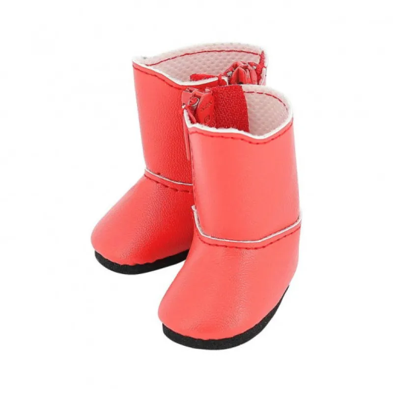 Petitcollin Bottes rouges pour poupées de 34 cm< Poupées, Peluches