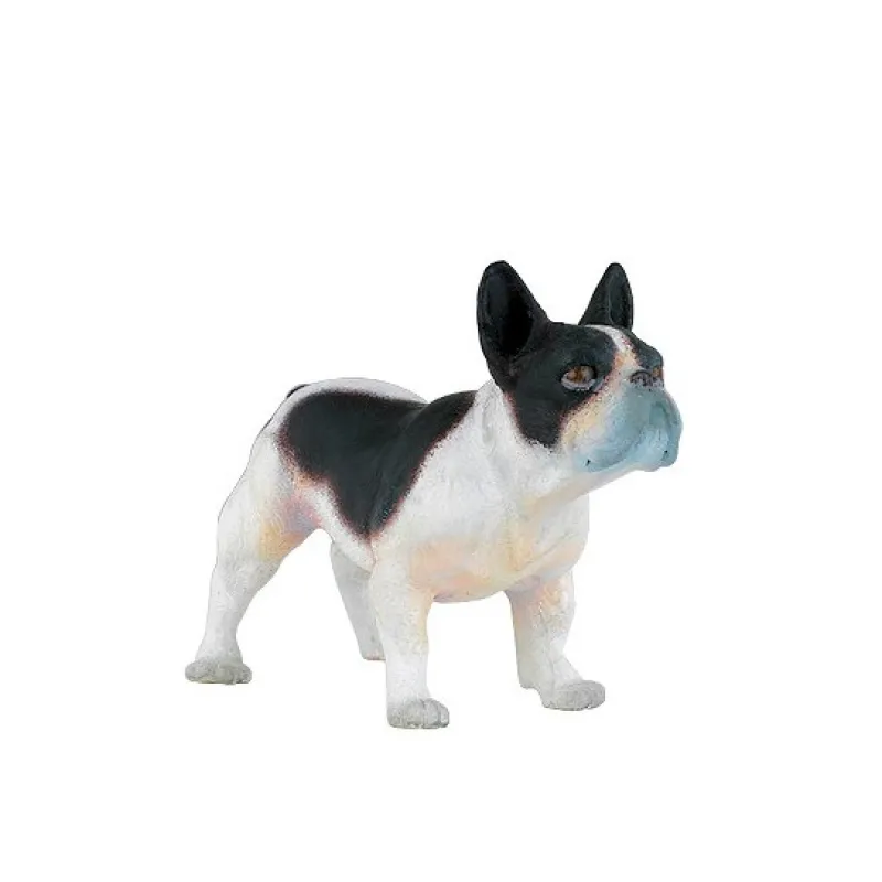 Papo Bouledogue français noir & blanc, figurine 54006< Figurines Papo