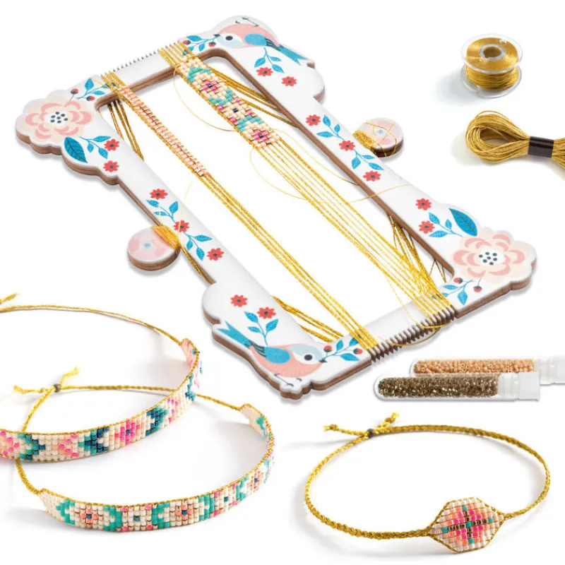 Djeco Bracelets et métier à tisser 'Minuscules' 9838<Enfant Couture Et Broderie Pour Enfant | Perles Et Bijoux