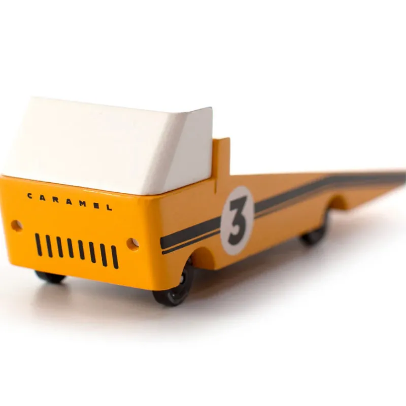 Candylab TOYS Camion transporteur de voiture de course< Jouets Garage, Voitures