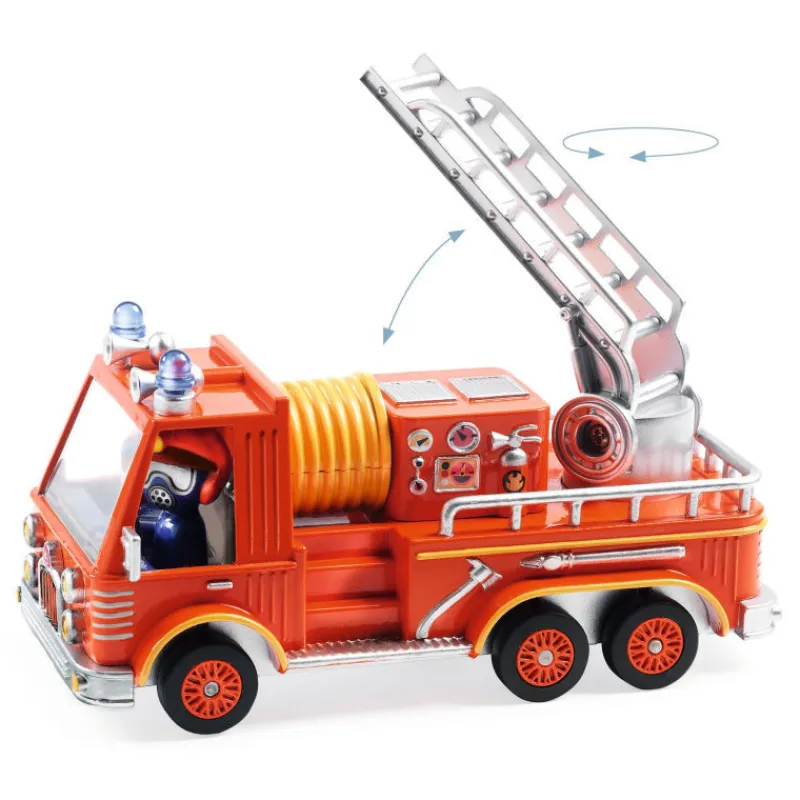 Djeco Captain Fire Crazy Motors 5469< Jouets Garage, Voitures