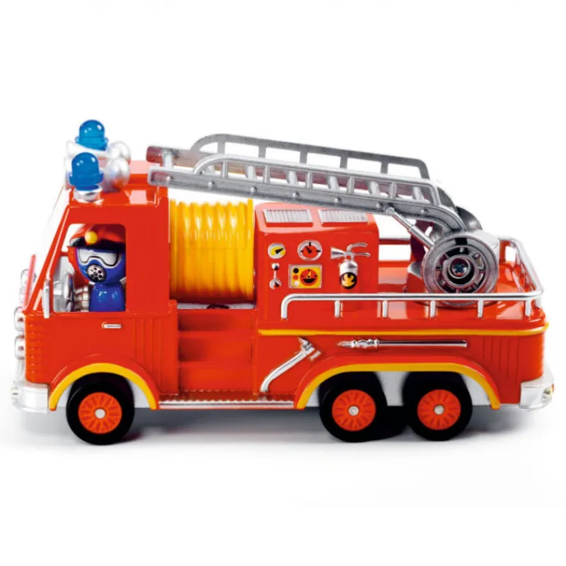 Djeco Captain Fire Crazy Motors 5469< Jouets Garage, Voitures