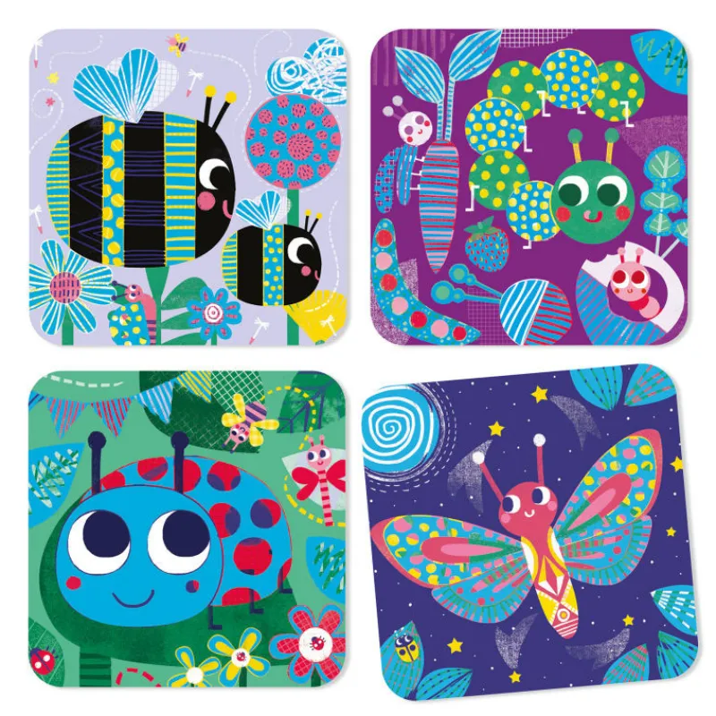 Djeco Cartes à gratter 'Toutes petites bêtes' 9092< Cartes À Gratter