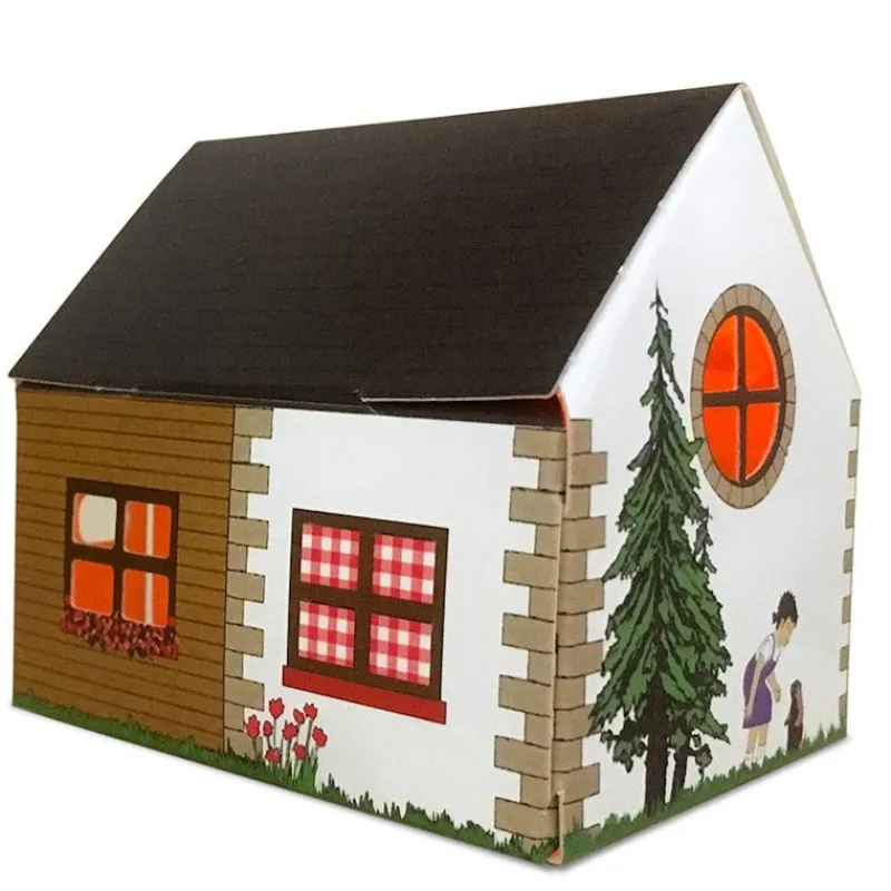 LITOGAMI Casagami chalet suisse, veilleuse solaire<Enfant Décoration Enfants | Litogami, Petits Jouets Solaires