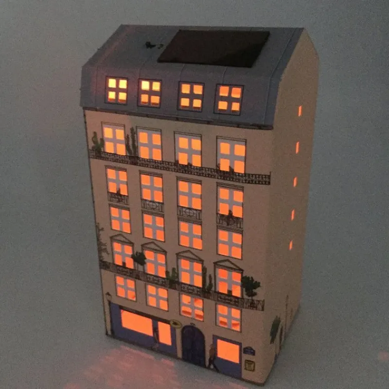 LITOGAMI Casagami Immeuble Haussmannien, veilleuse solaire<Enfant Décoration Enfants | Litogami, Petits Jouets Solaires