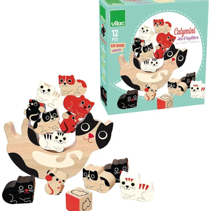 VILAC Catymini, jeu d'équilibre Ingela P. Arrhenius 7778< Jeux De Société | Jouets À Encastrer, Empiler