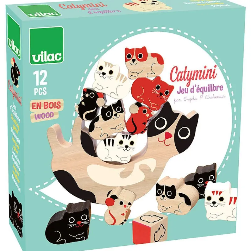 VILAC Catymini, jeu d'équilibre Ingela P. Arrhenius 7778< Jeux De Société | Jouets À Encastrer, Empiler