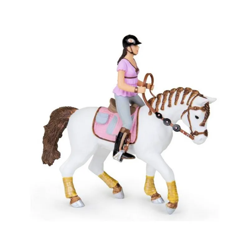 Papo Cavalière fashion 52006< Figurines Papo | Ferme En Bois, Centre Équestre Et Zoo