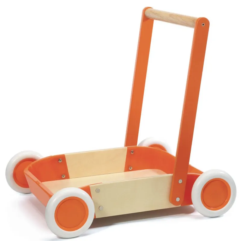 Djeco Chariot de marche en bois pour enfant 205 Red Trott'it !< Chariots De Marche En Bois