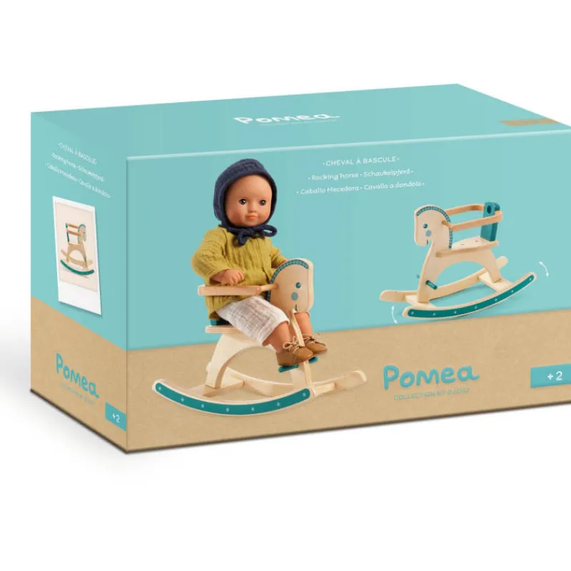 Djeco Cheval à bascule pour poupée POMEA de 7799< Poupées, Peluches