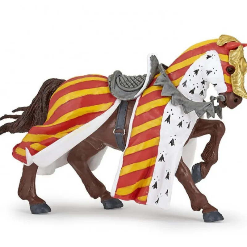 Papo Cheval de tournoi, figurine 39945< Figurines Papo | Château Fort En Bois