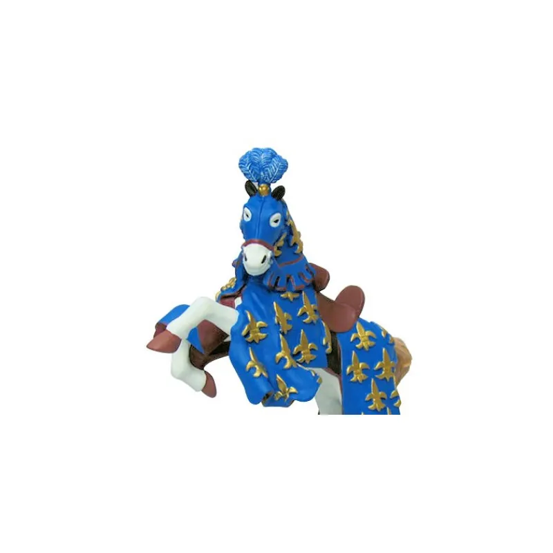 Papo Cheval du Prince Philippe Bleu, Figurine 39258< Figurines Papo | Château Fort En Bois