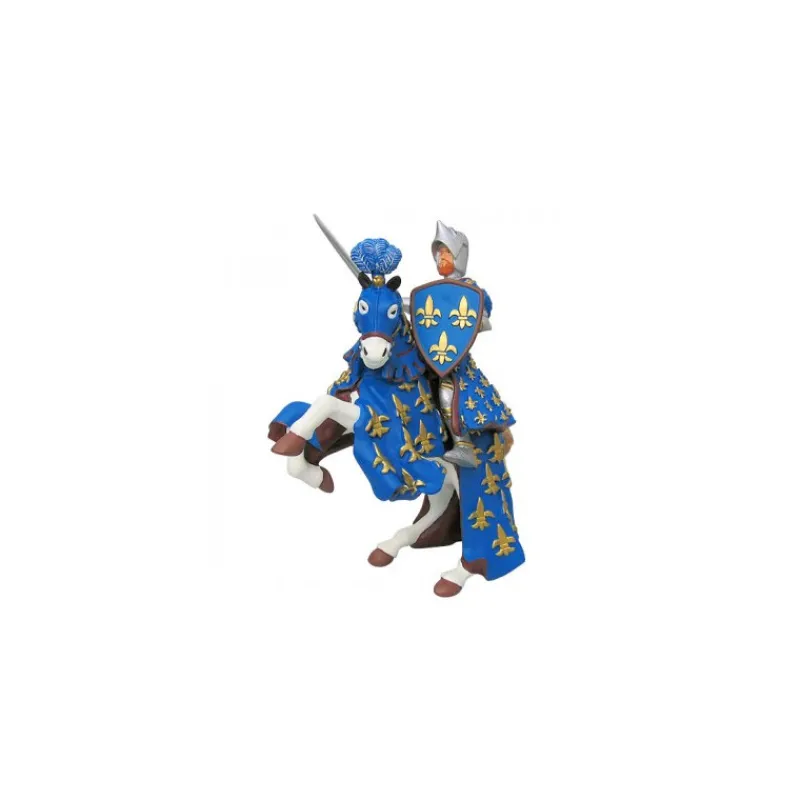 Papo Cheval du Prince Philippe Bleu, Figurine 39258< Figurines Papo | Château Fort En Bois