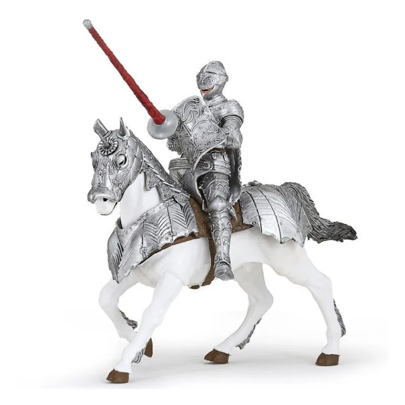 Papo Cheval en armure, figurine 39799< Figurines Papo | Château Fort En Bois