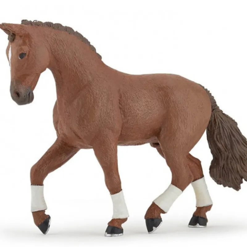 Papo Cheval hanovrien alezan, 51556< Figurines Papo | Ferme En Bois, Centre Équestre Et Zoo
