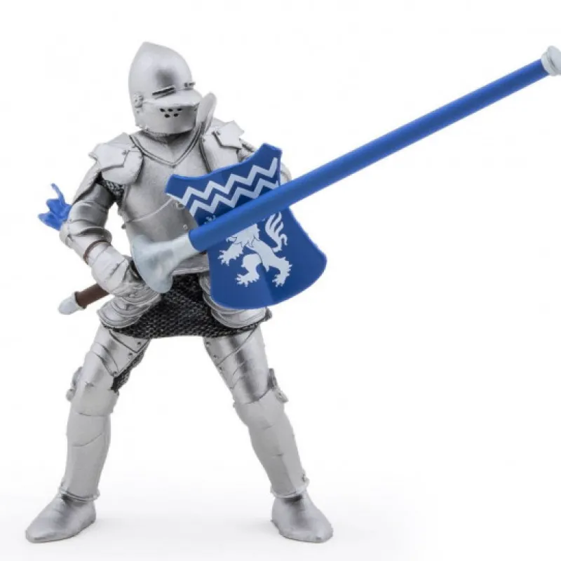 Papo Chevalier bleu à la lance, figurine 39760< Figurines Papo | Château Fort En Bois