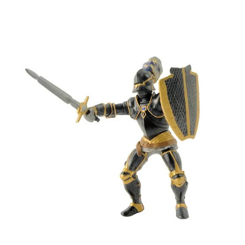 Papo Chevalier en armure noire 39275< Figurines Papo | Château Fort En Bois