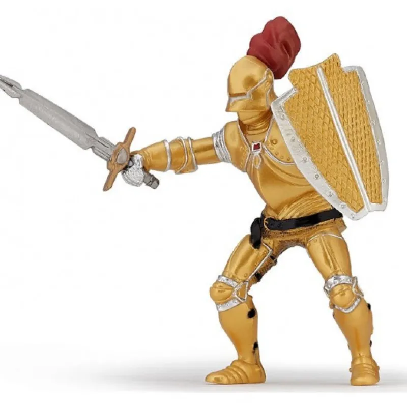 Papo Chevalier or en armure, figurine 39778< Figurines Papo | Château Fort En Bois