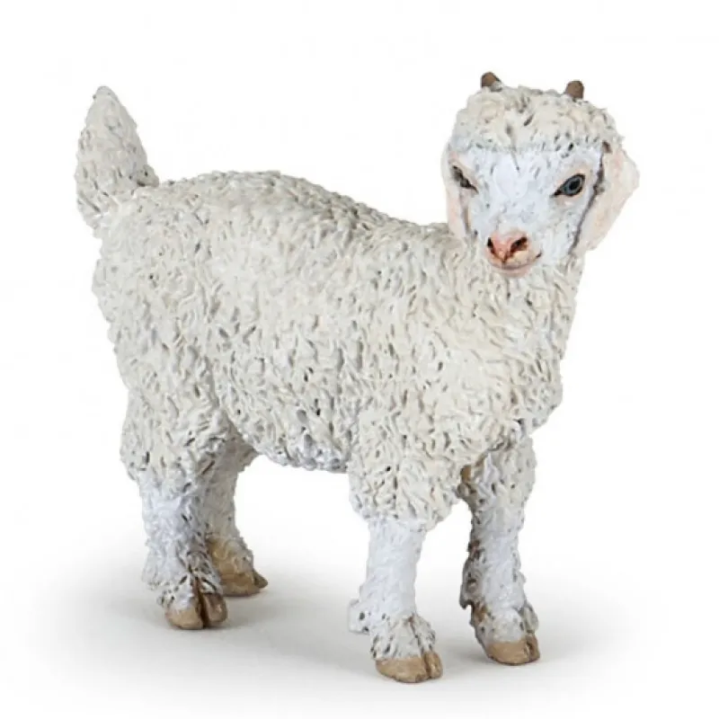Papo Chevreau angora, figurine 51171< Ferme En Bois, Centre Équestre Et Zoo | Figurines Papo