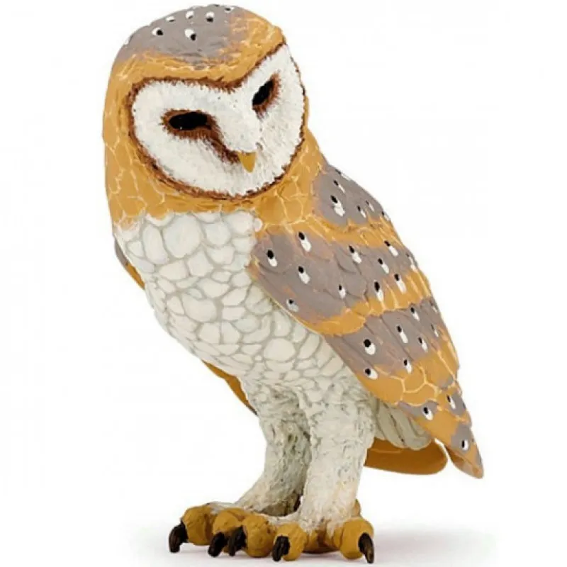 Papo Chouette effraie, figurine 53000< Figurines Papo | Ferme En Bois, Centre Équestre Et Zoo
