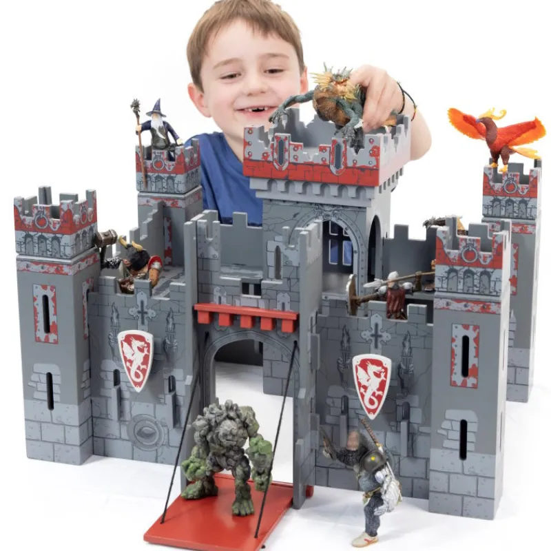 Papo Château Fort en bois 60053 - Château fantastique< Château Fort En Bois